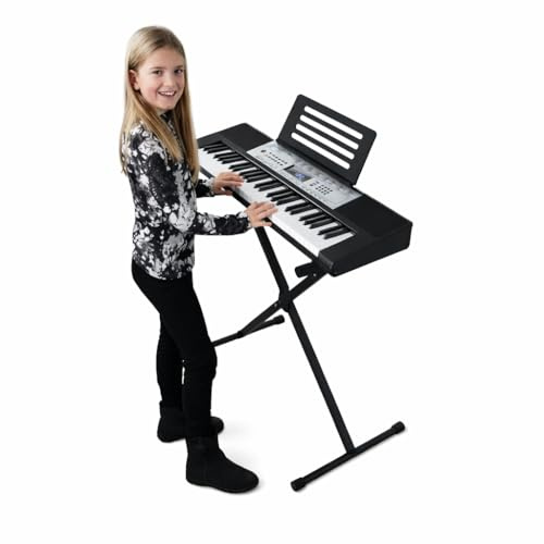 54-Key Electronic Keyboard with Stand, Display & Built-in Learning Functions