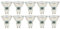 McShine - LED Strahler Leuchtmittel | SP50-10 | GU10, 5W, 400 lm, 110°, warmweiß | 10er-Pack