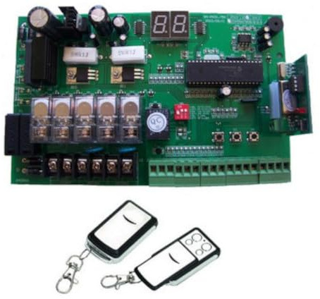 Carte électronique pour automatisme de portail pour moteur en 12v