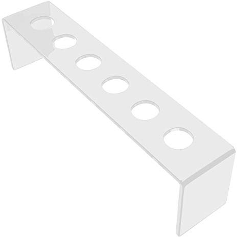 Danieli | Porta Coni per fritti e finger food | Supporto in acrilico trasparente o nero porta coni per cialde gelato, riso per matrimonio e porta cuoppo per fritti. (Porta coni 6 posti)