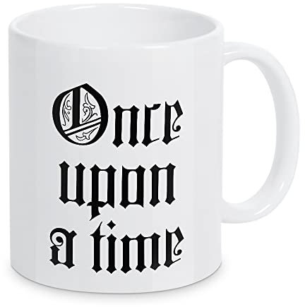 artboxONE Tasse Once Upon A Time von Cristina Castro Moral - Kaffeetasse Typografie