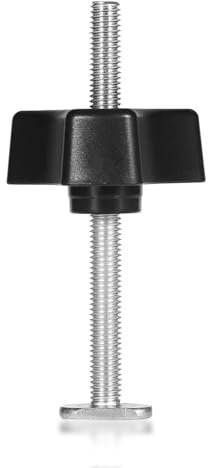 Niederhalterklemme, universelles Metall, schnellwirkend, passend für T-Nut, T-Schienen-Klemmensatz, Holzbearbeitungswerkzeug mit 0.31in T-Schraube, M8-Kunststoffgriff (T-Schraube + M8-Kunststoffgriff)