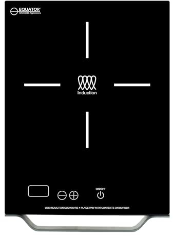 Equator 11 Portable One-Burner Induction Cooktop LIGHT AlumInum Handle 110V