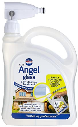 Nilco Angel Glass Self Cleaning Treatment with Power Spray Gun, 2L