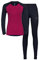 Odlo Damen Funktionsunterwäsche Set ACTIVE WARM ECO, dark sapphire - beetroot purple, XL