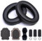 Voarmaks Kit de renouvellement Coussinets d'oreille Coussin Micro Muff Bonnette Bandeau Coussinet Compatible avec Casque d'aviation Bose A20 X A10