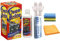Oven Brite Cleaner Kit | Complete Oven Cleaning Kit with | 1 x 500ml Bottle, Bags, and Gloves | 1 x Ultra Absorbent Cloth | 2 x Sponge | For domestic ovens and BBQ