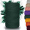 AMPARA – Weiches Makramee Garn 3mm x 200m - 100% Recycelt | umweltschonend & hochwertig - Makrameegarn für DIY Kunst (Dunkelgruen)