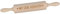 Spruchreif | Nudelholz mit Gravur | Teigroller aus Holz | Backen | Plätzchen | Teigausroller als Backzubehör | Backrolle aus Holz | Teigwalze | Küchenaccessoire