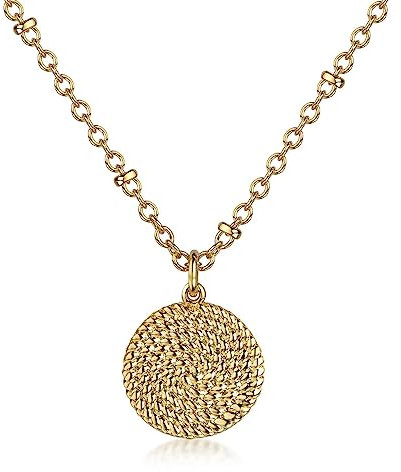 DJADEE® Sunlove Kette Gold vergoldet Kette Damen Anhänger Sonne 18k Wasserfeste Kette mit Anhänger Länge verstellbar Boho Meer Strand 750 Gold Goldkette Gestempelt 18K GP