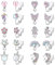 Lucktao 10 Paar Ohrclips Kinder Mädchen Clip on Ohrringe,Ohrclips Mädchen Hypoallergene Clip Ohrringe,Ohne Ohrloch Herz Stern Blumen Regenbogen Schildkröten,Ohne Ohrlöcher Schmuck für Kinder
