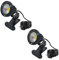 Monsing 7W LED Strahler Warmweiß 2700K mit Clip 2m Kabel mit Stecker Led Garten Beleuchtung Gartenleuchte Gartenstrahler Rasenstrahler IP65 Wasserdicht für Outdoor Hof Rasen (Warmweiß 2 Stücke)