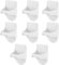 8PCS Spray Bottle Holder Wall Mount, Adhesive Multipurpose Spray Bottle Hanger Hooks for Umbrella Towel Home Office