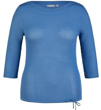 Rabe Damen Pullover 3/4 Ärmel Kobalt blau - 46