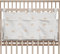 Sämann Organizer für Laufgitter mit 3 Taschen, hängend, aus organischer Bio-Baumwolle, Babybett-Betttasche (Magical Rainbow)