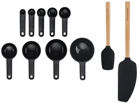 KitchenAid Set da forno, nero (confezione da 11)