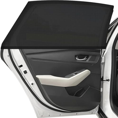 Tendine Parasole Auto Bambini,2 Pezzi Parasole Auto Finestrini Laterali,Protezione dai Raggi UV, Anti-Zanzara,Protegge Bambini,per Tendine Parasole Auto Finestrini Laterali