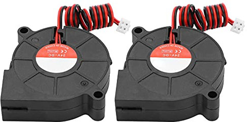 Ventilador de Refrigeración, Ventilador Silencioso para Impresora de 2 Piezas con Rodamiento de Doble Manga, Apto para Ender-3, Prusa I3, Ideal para Impresora 3D
