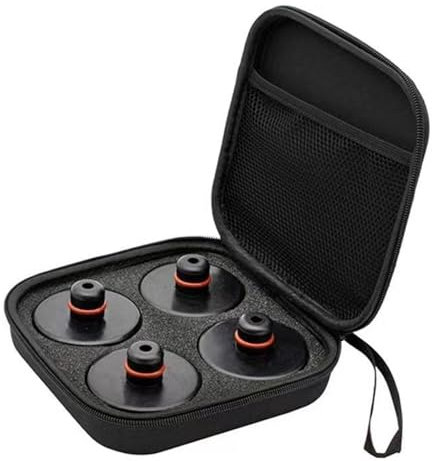 BOROCO Wagenheber Gummiauflage für Tesla Model 3/Y/S/X, 4PCS Auto Jack Pads Lift Pad Adapter Tool mit Aufbewahrungstasche, Zubehör für Tesla Fahrzeuge