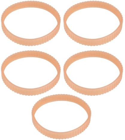 ECSiNG 5pcs Courroies d'entraînement de Raboteuse Courroie de Raboteuse électrique Portable Courroie de Raboteuse de Remplacement Compatible avec Nanfang 90 Circonférence 255mm Largeur 11,5mm