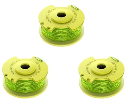 LADAMI Strimmer Spool Strimmer Spool Line for Ryobi One PLUS+ AC80RL3 Cordless Trimmers 3 Pcs