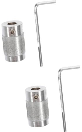 Mikikit 2 Pz Smerigliatrice di cilindro dell'auto compressore strumento di macinazione affilapunte per trapano carburo punta abrasiva strumenti di colorato Lega di alluminio