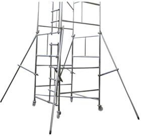 Toptower Classic Stabilisers (2 Pairs) Scaffold Tower Outriggers, Galvanised Finish (Two Pairs)
