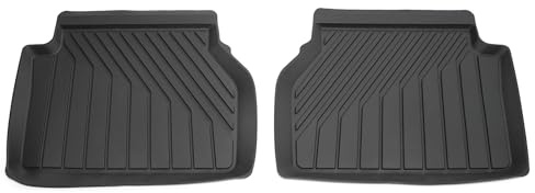 Audi 4P0061511 Gummi Fußmatten Premium Allwetterfußmatten 2X Gummimatten hinten, schwarz