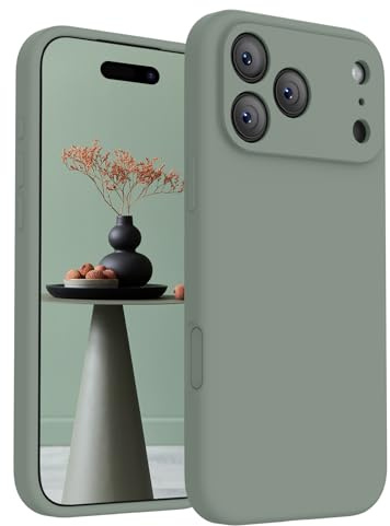 FireNova Magnetic for iPhone 17 Pro Case, 6.3, Calke Green | Compatible with MagSafe, Integrated Silicone Camera Control Button, Camera Protection, Anti-Scratch Soft Microfiber Lining