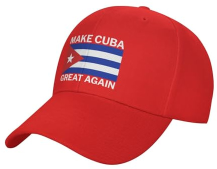 XingFox Make Cuba Great Again Sandwich Hat Baseball Cap Schwarz