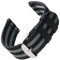 Archer Watch Straps - Premium-Uhrenarmbänder aus Nylon mit Schnellverschluss (Schwarz und Grau, 20mm)