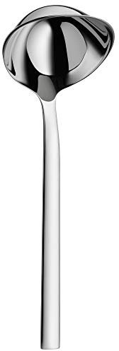 WMF Lyric Truelle à Soupe 23,5 cm, cuillère à Sauce Cromargan Protect en Acier Inoxydable Poli, résistant aux Rayures, Passe au Lave-Vaisselle, 8 x 1 x 8 cm