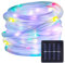 BXROIU Solaire Tubes Lumineux 10 Mètres 100LEDs Guirlande Solaire, pour Mariages, Fêtes et Noël, éclairage de Noël (Multicolore)