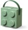 LEGO Lunch Box with Handle Sand Green - Portable Lunch Box for Kids & Adults, Food Storage Container with Lid, Dishwasher Safe, 2.1L, Snack Box