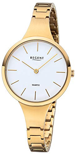 REGENT Damen-Armbanduhr Titan IPG analog Quarz Titanband F-1154