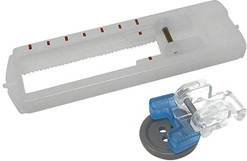 ZickZackNaehmaschine Knopflochfu & Knopfannhfu fr Brother, Carina, Lidl, Aldi, FIF, TCM, Silvercrest, AEG, Privileg, Medion Janome, Veritas, Toyota, Quasatron, Amysa, Singer und W 6 Nhmaschinen