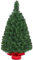 Yaheetech 3FT/90cm Mini Tabletop Artificial Christmas Tree Xmas Holiday Decorative Tree with Cement Base Green