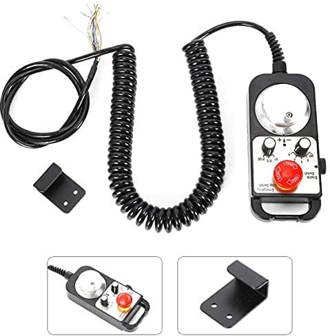 RATTMMOTOR 4 Achse CNC Handrad CNC Elektronisches Handradsteuerung MPG Anhänger mit manuellem Not-Aus-Impulsgenerator für CNC Mach3 Drehmaschine