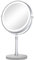 ACOLAR Kosmetikspiegel Beleuchtet mit 1X/10X Vergrößerung und Dimmbaren Helligkeiten,Wiederaufladbar Doppelseitiger Makeup Schminkspiegel 360° Schwenkbar für Zuhause