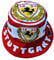 Generisch Stuttgart Fan-Hut, Sonnenhut, Fischerhut, Anglerhut, Military Hut, Bucket Hat für Erwachsene Fans von Stuttgart - Rot, schwarz, weiß