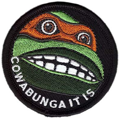Titan One Europe - Cowabunga It Is Bestickter Aufnäher (taktisch)