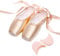YFZHF Ballett Spitzenschuhe Satin Professionelle Tanzschuhe Mit angenähtem Band und Silikonkappe Damen