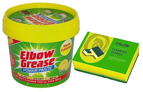 St@llion 500g Elbow Grease Cleaning Paste – Multi-Purpose Cleaner for a Like-New Finish | Restores Shine on Pots, Pans, and Old Utensils | Perfect for Kitchen & Outdoor Use