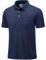 MAGCOMSEN Men's Quick Dry Polo Shirts Breathable Quick Dry Shorts Sleeve Polo Shirts Navy
