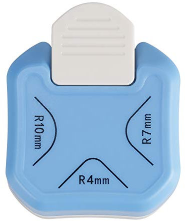 MyArTool 3-in-1-Ecken-Stanzer, 4 mm, 7 mm, 10 mm, 3-Wege-Eckenschneider für Papierhandwerk, Laminat, DIY-Projekte, Fotoecken, Kartenherstellung und Scrapbooking