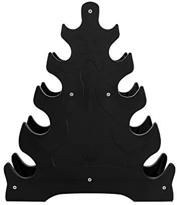Veemoon Vertical Portable pour Haltères, Support dhaltères Professionnel Support de rangement pour haltères en forme d'arbre Peut pour haltères pour Home Office Gym Noir