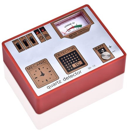 ANKROYU Tester per Batteria e Timegrapher, Smagnetizzatore per Orologi, Macchina Universale per Controllo e Misurazione Batteria al Quarzo