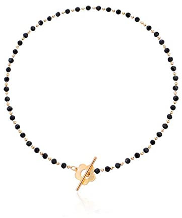 Halskette Anhänger Kurze Halskette aus einfachen schwarzen Perlen für Damen Modeschmuck für Damen Choker-Schmuck für Damen Party-Halskette für Damen Weihnachts Geschenke für Frauen