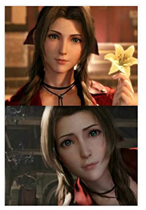 FISH DRAGATE Final Fantasy VII Aerith Gainsborough 135 Leinwand-Poster, Schlafzimmerdekoration, Sport-Landschaft, Büro, Raumdekoration, Geschenk, ohne Rahmen, 60 x 90 cm