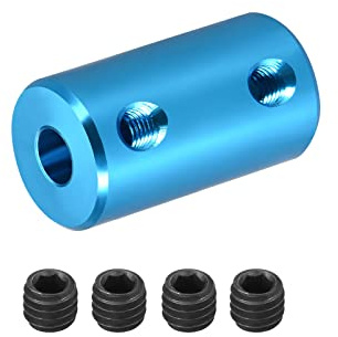 DMiotech 5-6mm Alesaggio L25XD14 Rigido Giunto Albero Motore Albero Blu
